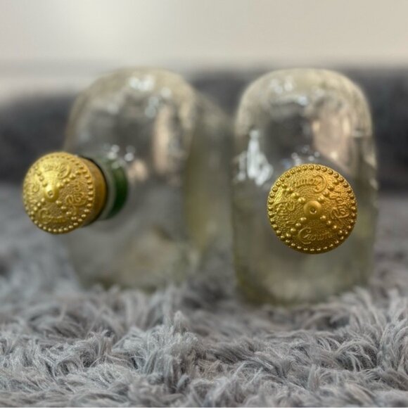 Crown Royal Empty Whiskey Bottles Lot of 2 750mL Canadian Glass DIY Decor - Picture 4 of 7